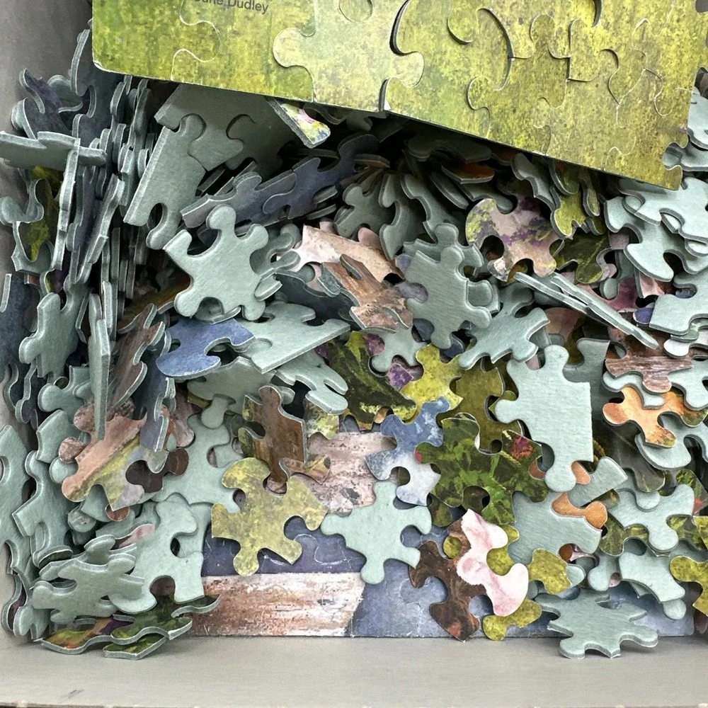 MB Puzzle‎ Picture Perfect.  Grandmother's Garden.  550 Pieces